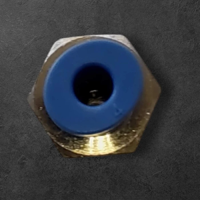 Pneumatski hitri priklop moški navoj 1/4 na cev 4mm INOX